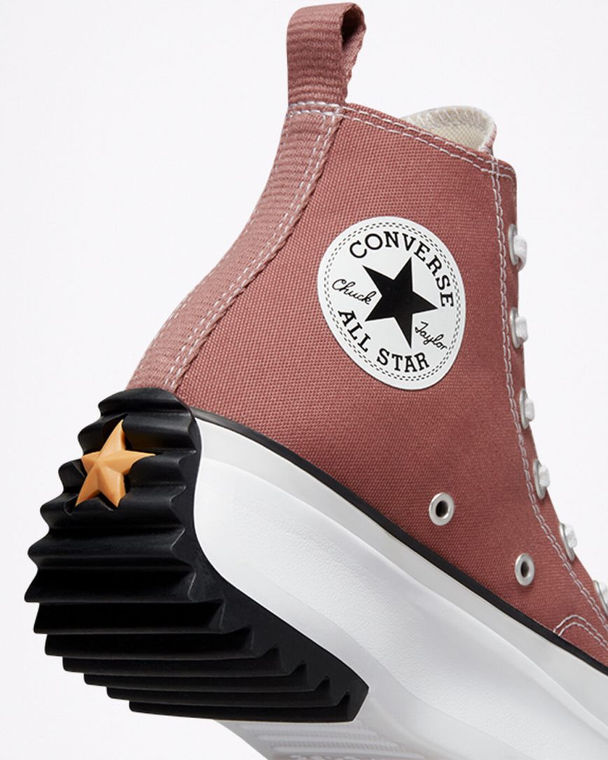 Pantofi Platforma Barbati Converse Run Star Hike Seasonal Color Inalti Roz Negrii Albi | RO ZRKS0248